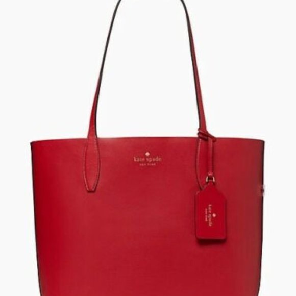 Kate Spade Wrapping Party Large Reversible Tote with Detachable Wristlet - Picture 4 of 8